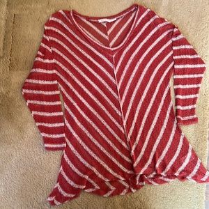 Open knit light sweater